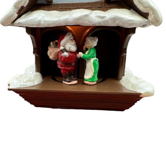 Hallmark Keepsake Magic Ornament Light Motion Mr Mrs Santa Claus Hug Christmas - Picture 9 of 14